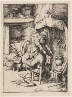 KG 04272
<br/>
Vader geeft zijn kind te eten
<br/>
<em>Ostade, Adriaen van (1610-1684)</em>